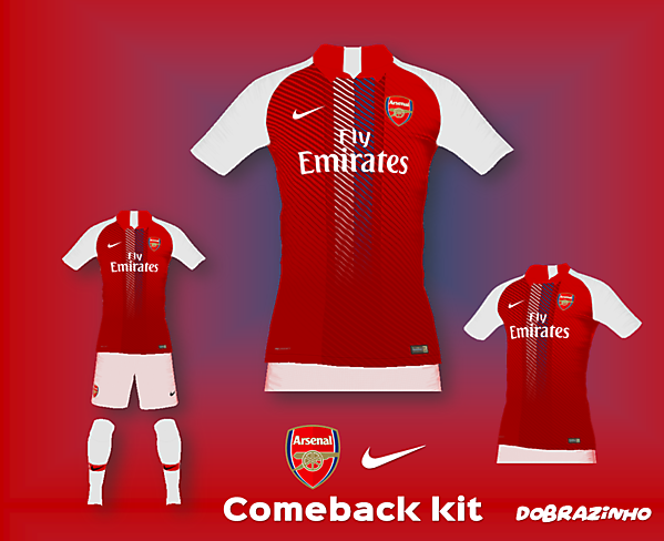 Arsenal x Nike Comeback Home Kit