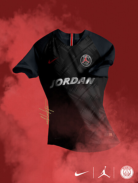 Nike/\Air Jordan Paris Saint-Germain Third Jersey Concept