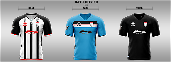 Bath City FC -- Home/Away/Third