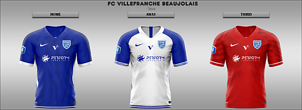 FC Villefranche Beaujolais -- Home/Away/Third
