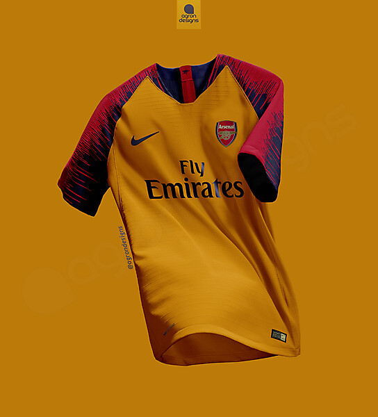NIKE ARSENAL FC  AWAY KIT CONCEPT