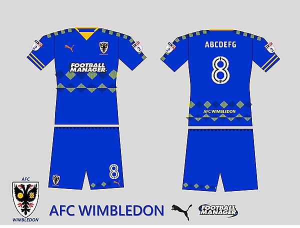 AFC Wimbledon Home kit 2018