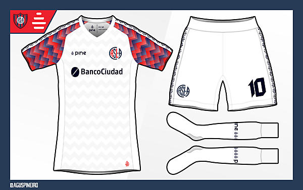 San Lorenzo de Almagro Away Kit by Pine