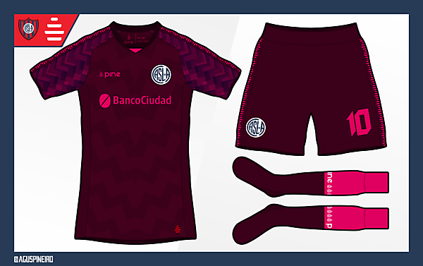 San Lorenzo de Almagro Third Kit by Pine