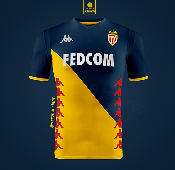 KAPPA AS MONACO FC AWAY KIT CONCEPT