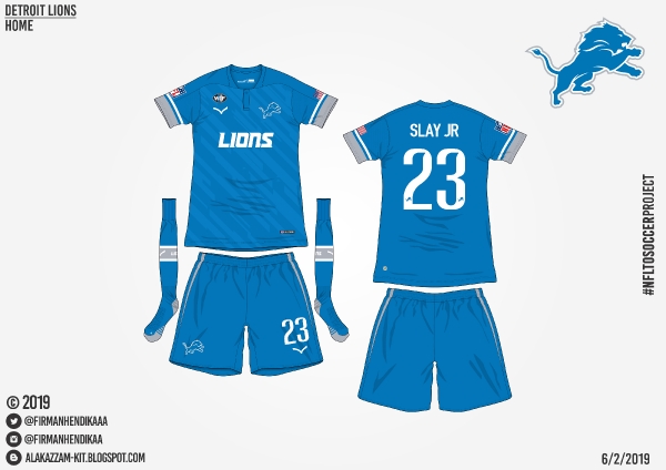 #NFLtoSoccerProject - Detroit Lions (Home)