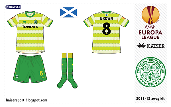 Celtic FC away kit by @kunkuntoto