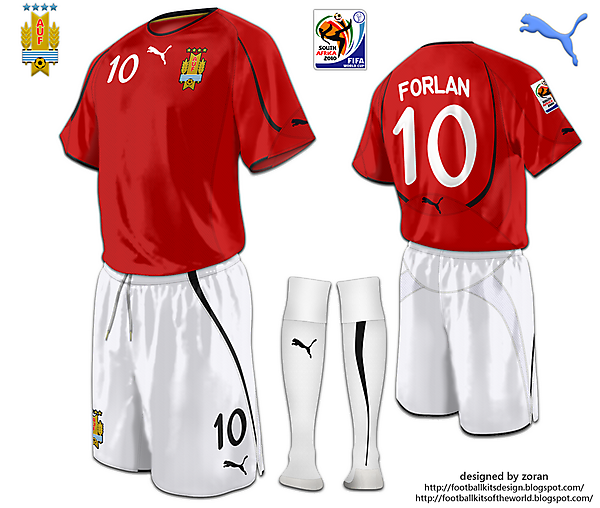 Uruguay World Cup 2010 fantasy away