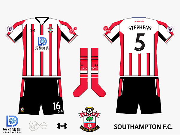 Southampton FC Home Kit 2019/2020 V.3