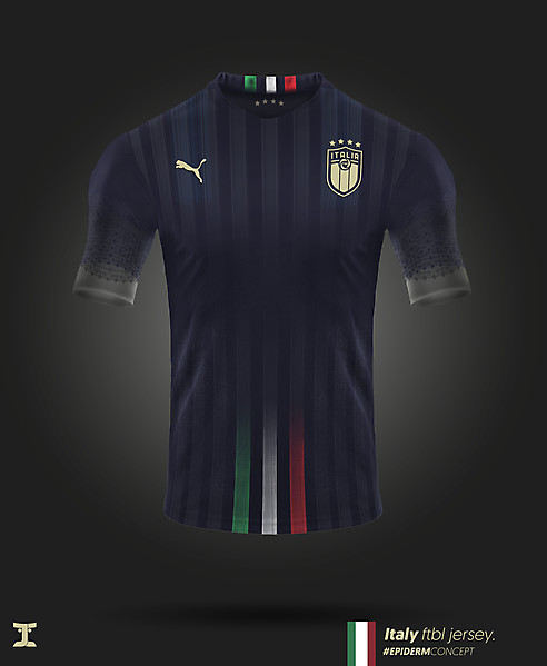 Italy X puma football kit concept #Epiderm