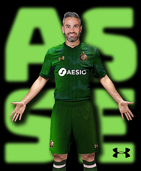 AS Saint-Etienne x Under Armor concept #ASSE
