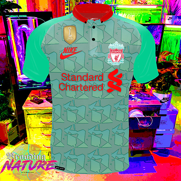 Teal green nike LFC third kit concept