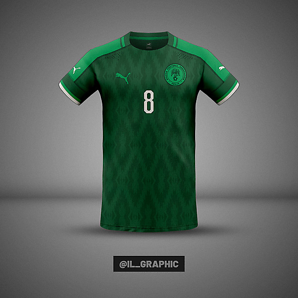 Nigeria Home Kit x Puma  - African Concept