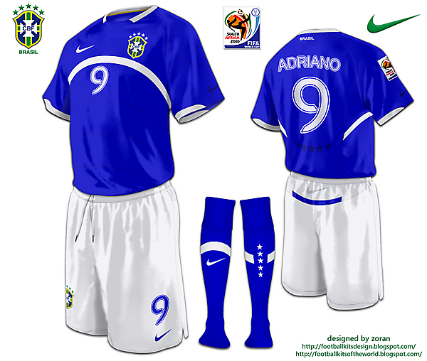 Brazil World Cup 2010 fantasy away