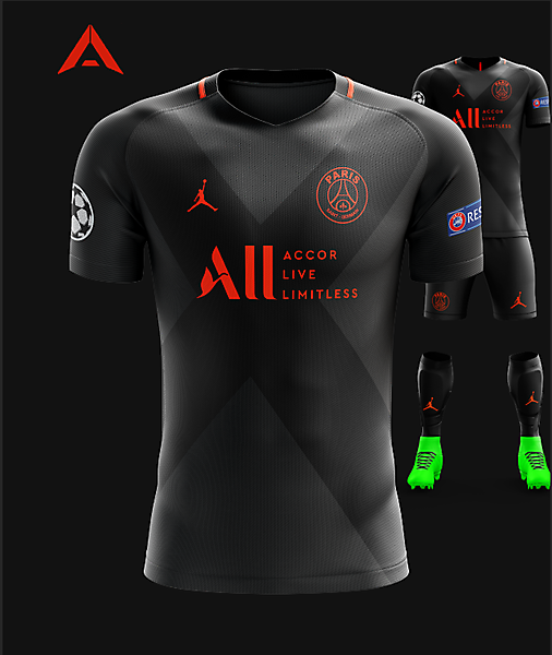 PSG Jordan 2021 CL Kit