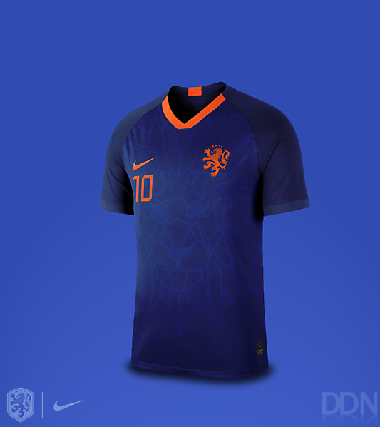 Netherlands Nike Away Euro 2021