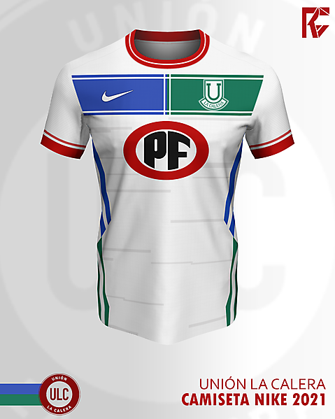Concepto II - Unión La Calera x Nike Camiseta Visita (2021)