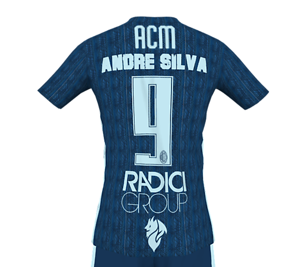 AC MILAN 21-22 FANTASY THIRD KIT (BACK)