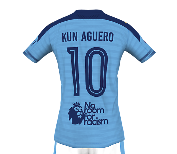 MAN CITY 21-22 FANTASY HOME KIT (BACK)