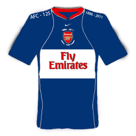 arsenal 125th anniversary designs
