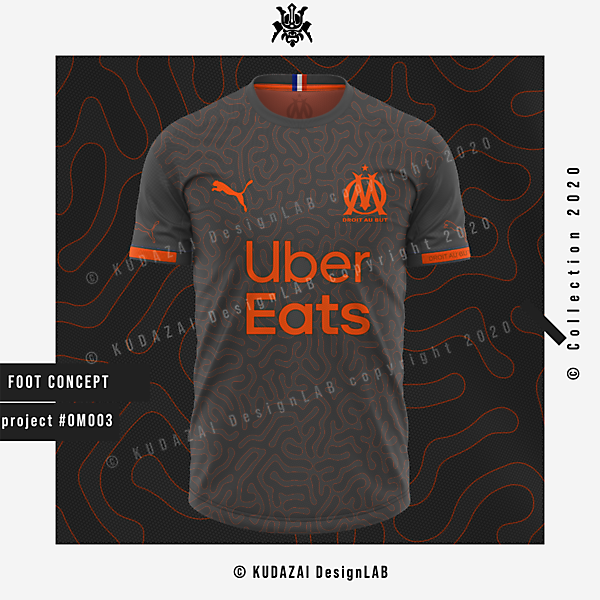 Olympique de MARSEILLE ' OM' - Third version