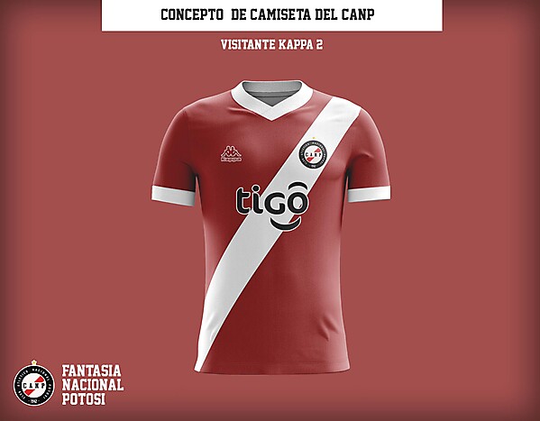 Club Atletico Nacional Potosi - Concepto de camiseta tipo A visitante 2