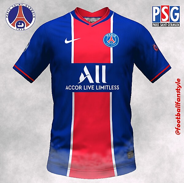 Paris Saint-Germain x Nike Home concept kit