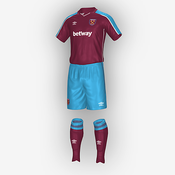 West Ham  Home kit 2021/2022