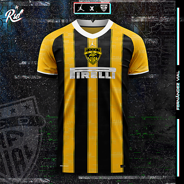 Concepto de kit Jordan X Fernández Vial