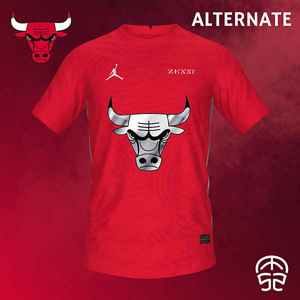 CHICAGO BULLS CONCEPT SOCCER ALTERNATE JERSEY