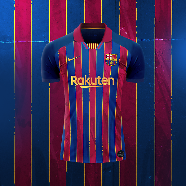FC Barcelona home kit concept