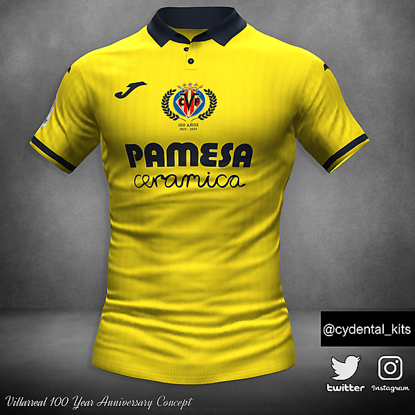 Villarreal 2023 - 100 Year Anniversary Concept Kit