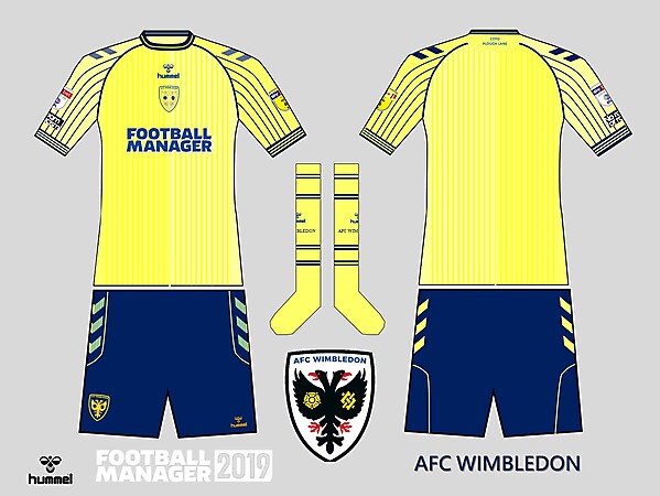 AFC Wimbledon Away kit 2022/23