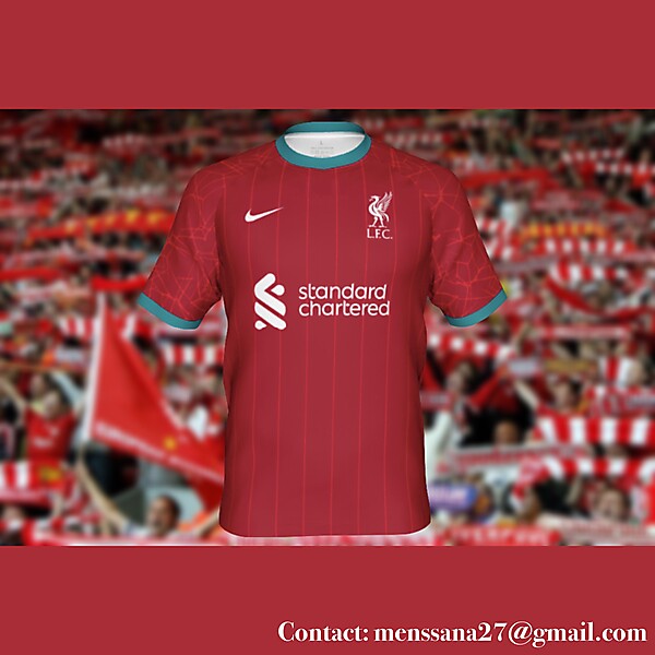Liverpool FC hypothetical match jersey