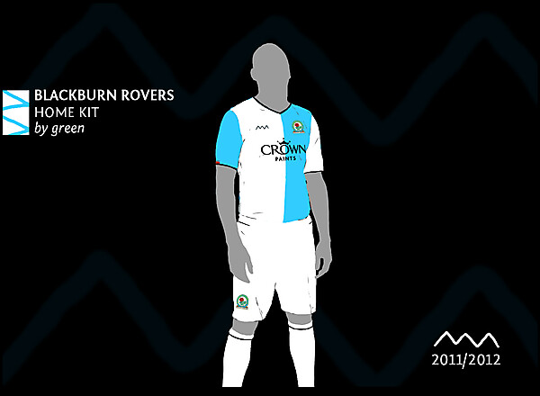 Blackburn home by green