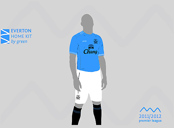 Everton home by green