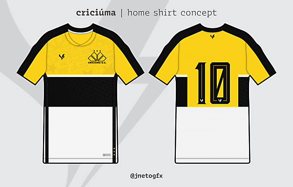 Criciuma EC | concept home shirt | @jnetogfx