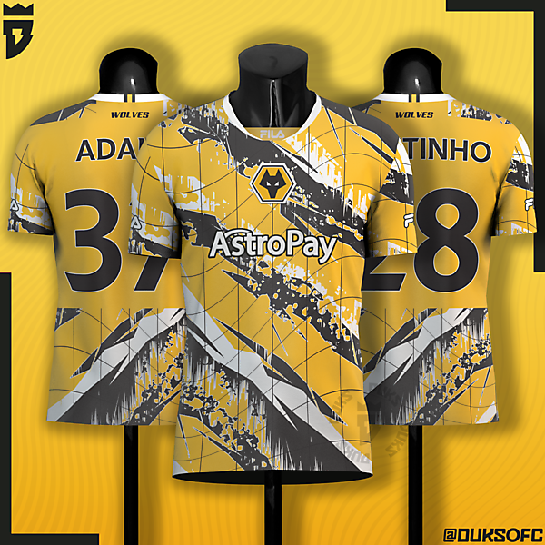 Wolverhampton x Fila Home Kit