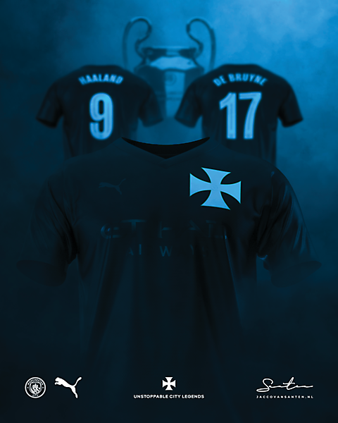 Manchester City x Puma x Champions League concept by jaccovansanten.nl