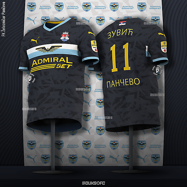 FK Železničar Pančevo | Puma Third Kit