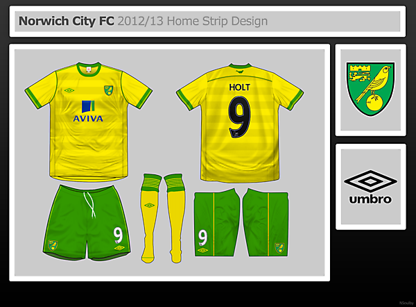 Norwich City Home Strip