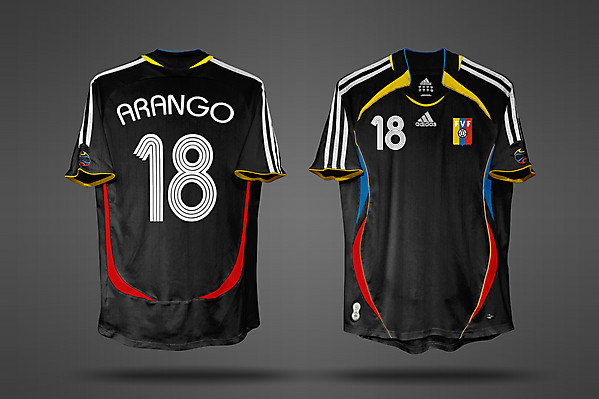 Venezuela cuarta equipacion retro 2006