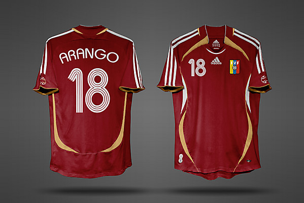 Venezuela primera equipacion retro 2006