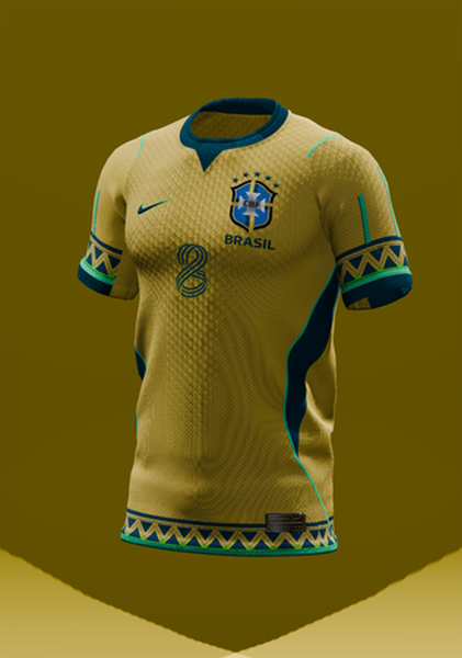 Brazil Home WC 2026 (Concept adapted)