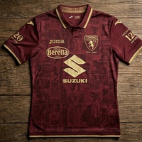 My concept for Torino FC 120th Anniversary Kit! 🐂 Maroon & Gold with vintage details. 1906-2026. What do you think?
