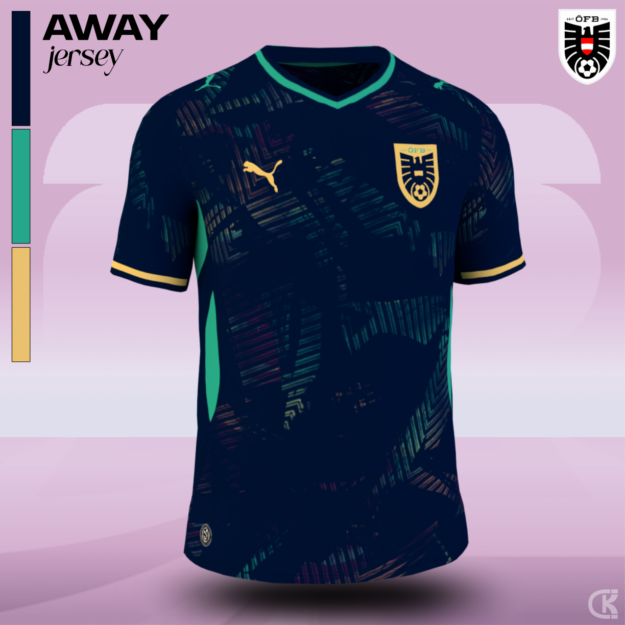 Austria Away Concept