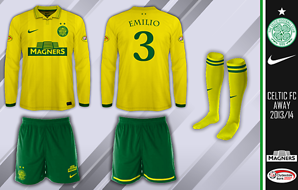 Celtic Fantasy Away 13/14