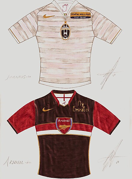 Juve and Arsenal Hand made design 