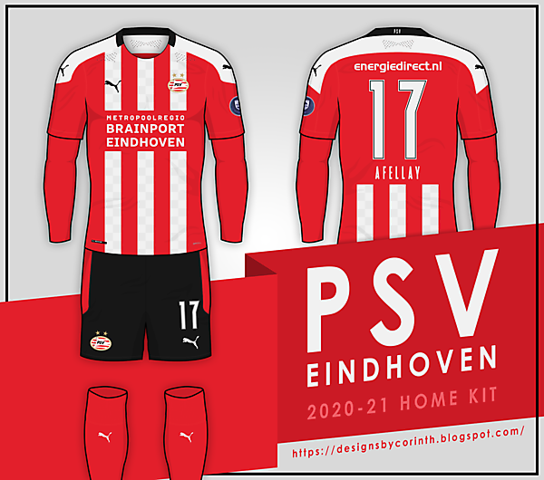 PSV Eindhoven | 2020-21 Home Kit Prediction