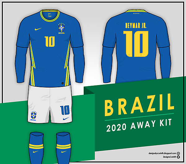 Brazil | 2020 Away Kit Prediction